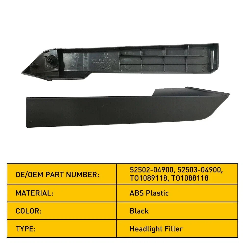 Front Trim Panel for Headlight Molding - Toyota Tacoma 2012-2015
