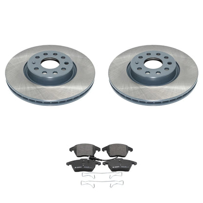 Front Brake Pads and Rotors Set for Audi TT Quattro