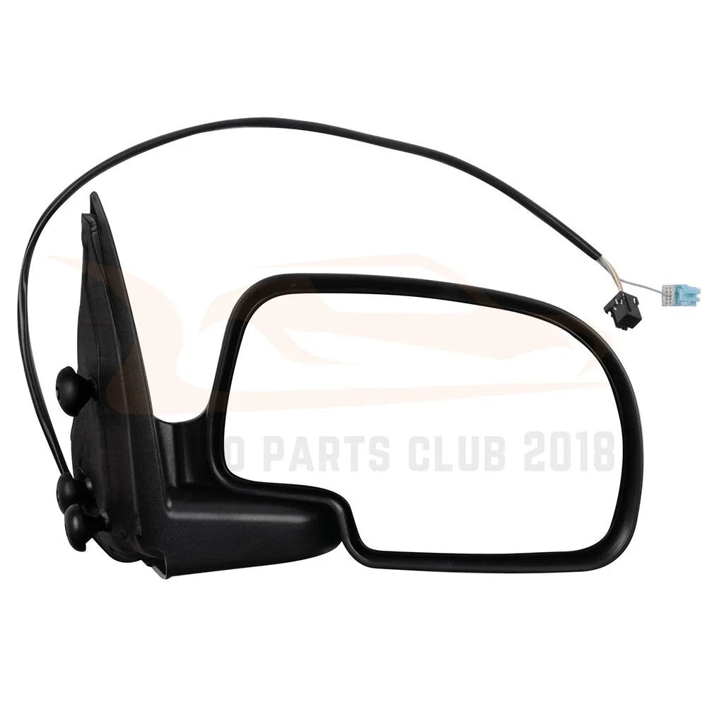 Passenger Side Power Heated Black Exterior Mirror for Chevy GMC (2003–2006)