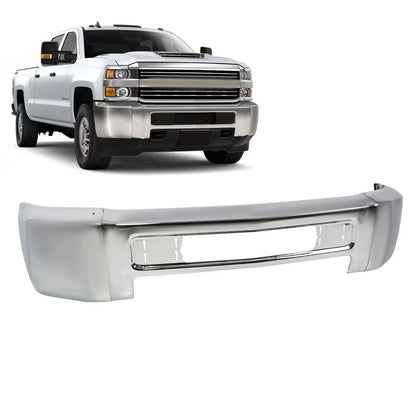 Chrome Front Bumper Face Bar for Chevy Silverado 2500HD 3500 HD (2015–2019)