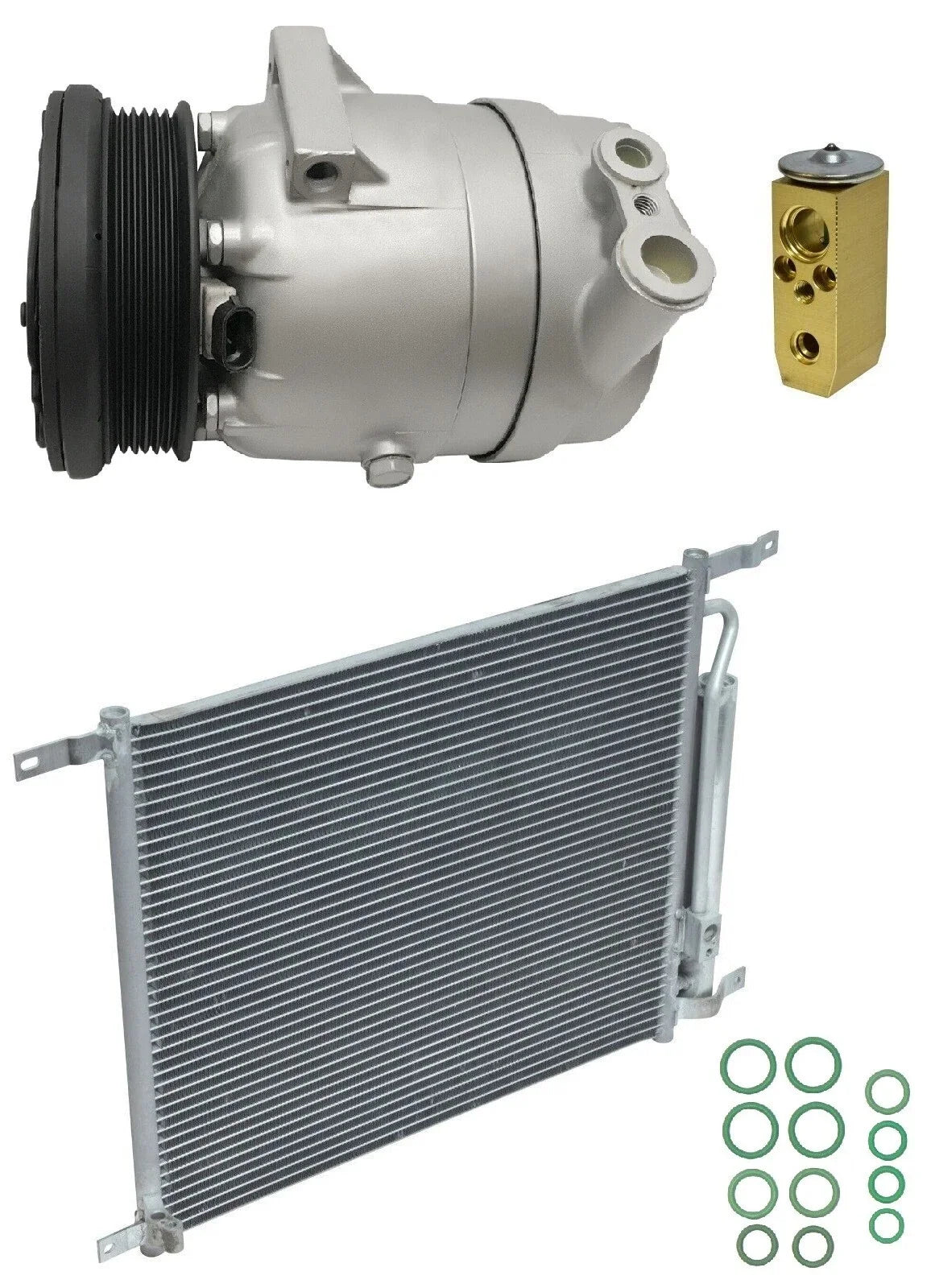 AC Compressor Kit with Condenser for Pontiac G3 1.6L (2010–2010)