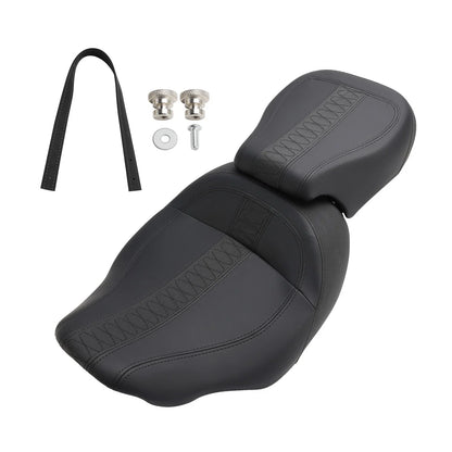 Complete Cushion Rider Passenger Seat for 2023-2024 Harley Touring CVO Glide