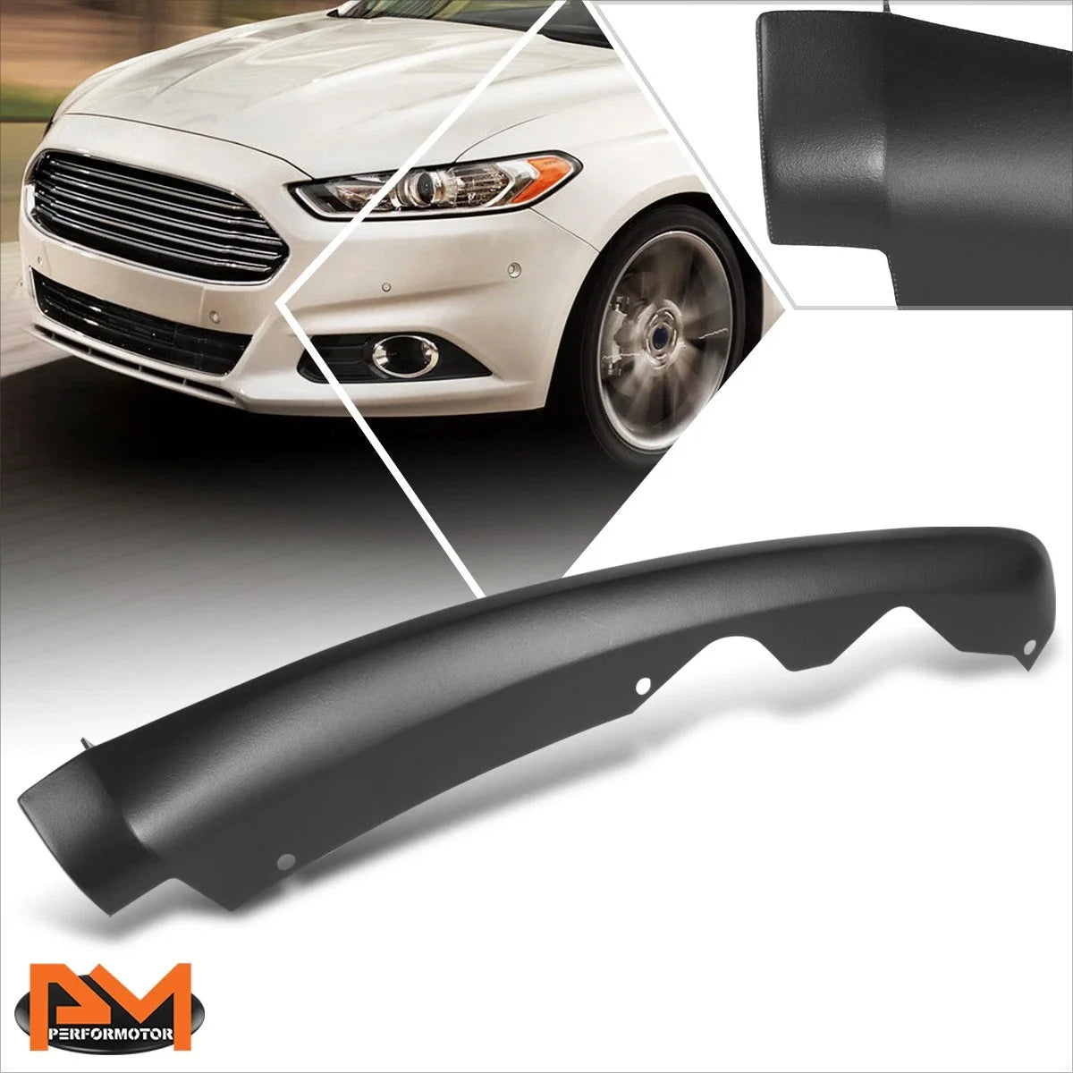 Right Side Lower Bumper Valance for Ford Fusion (2013-2016) Passenger Front