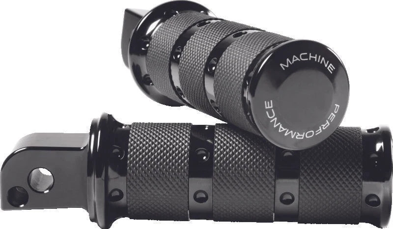 Performance Machine Footpegs for XLS Passenger (Black Ano)