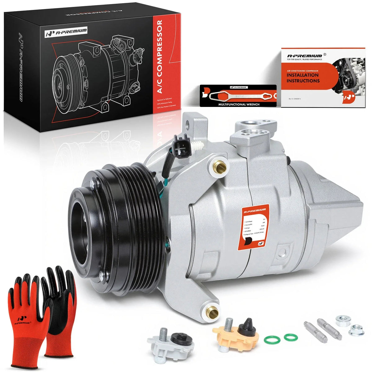 A/C Compressor with Clutch for Ford F-150 (2015–2017)