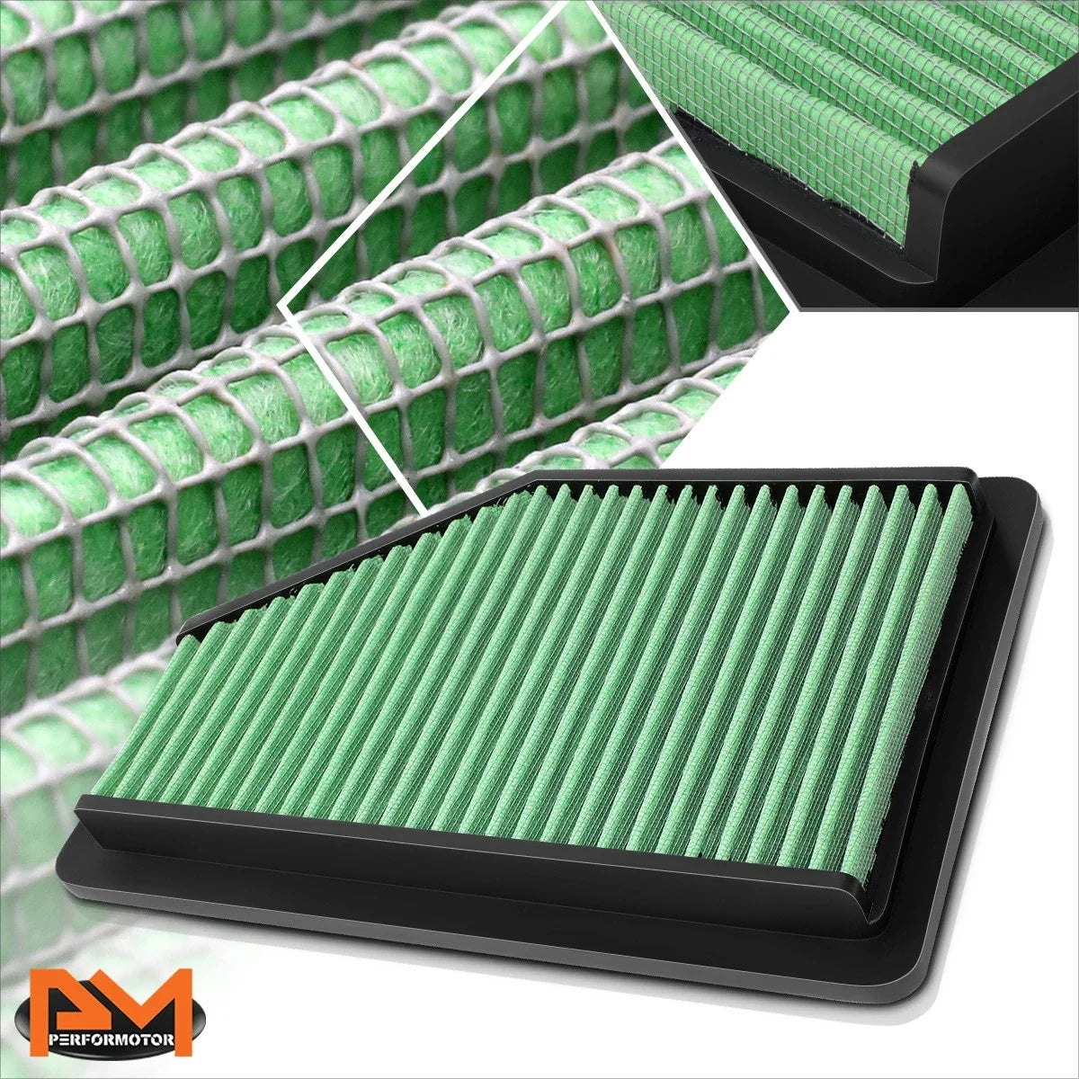 Air Filter Panel High Flow Reusable for Honda CR-V III (2007-2012)