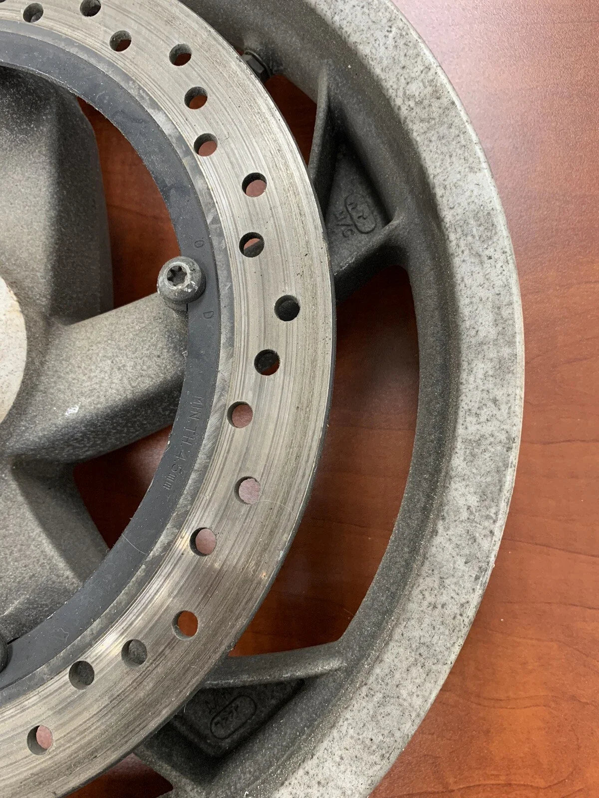 Front Wheel & Brake Rotor for Buell Blast (2000) P3 500
