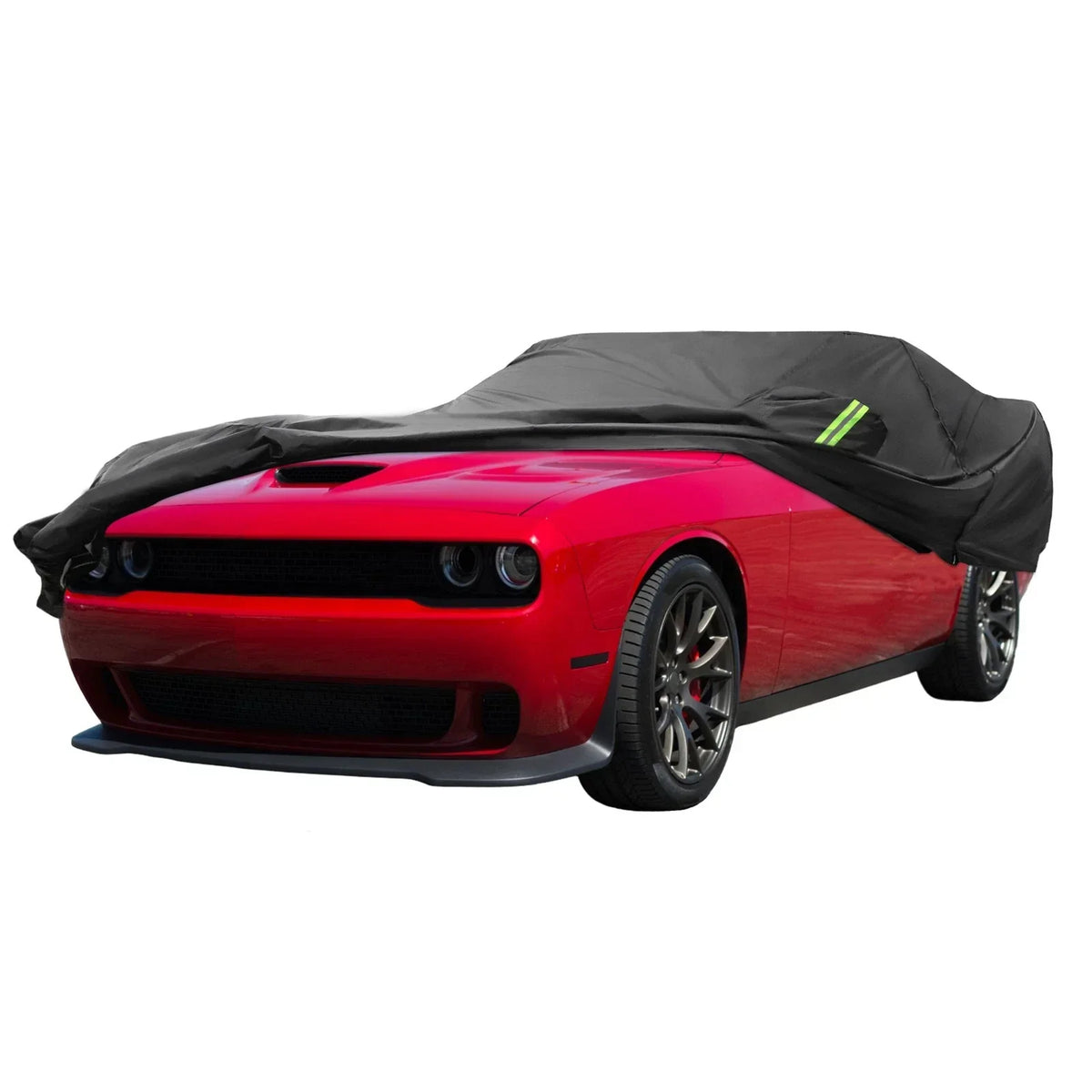 Car Cover Waterproof with Zipper for Dodge Challenger 2008-2023 Black