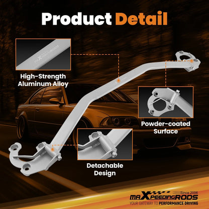 Upper Strut Bar Tower Brace Set for BMW 3 Series E36 (1992-1998) - 2 Pieces