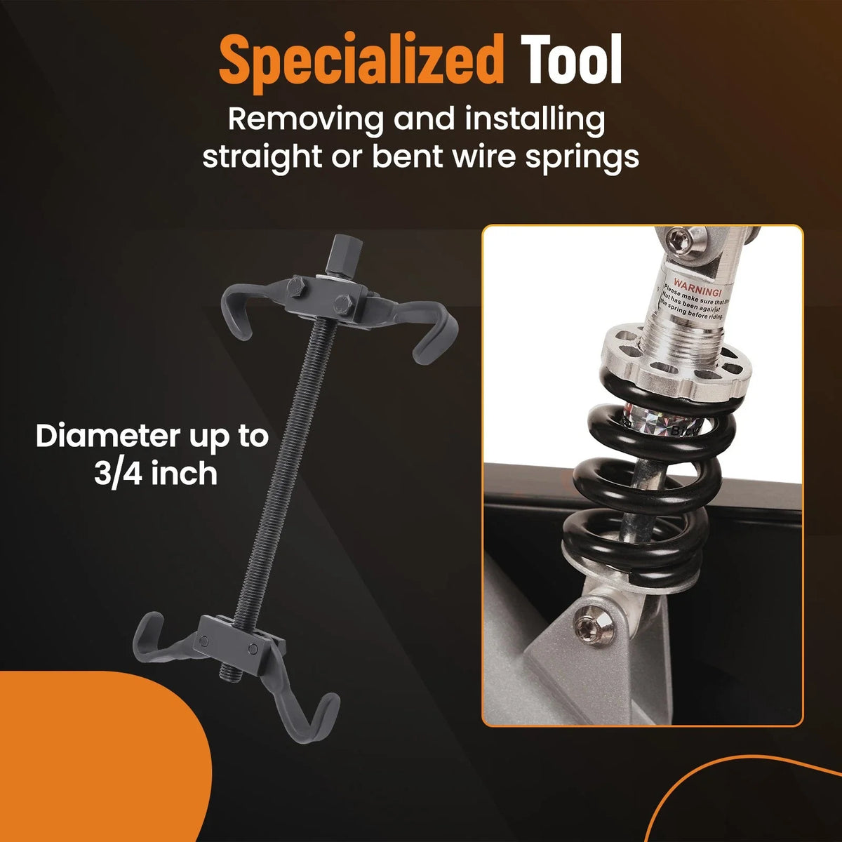 Coil Spring Compressor Tool Set for Toyota Hilux N70 2005-2015
