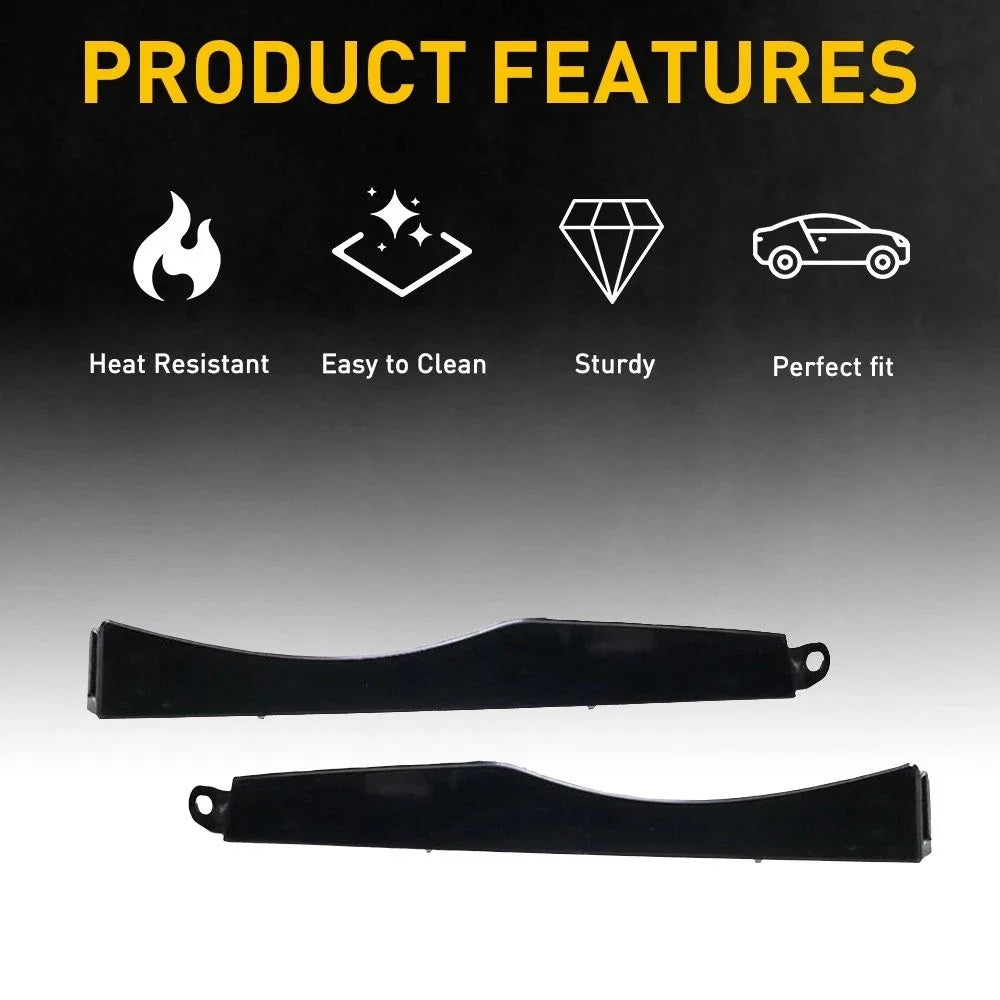 Headlight Filler Trim Panel Set for Toyota Tacoma Front Bumper 2005–2011