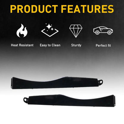 Headlight Filler Trim Panel Set for Toyota Tacoma Front Bumper 2005–2011