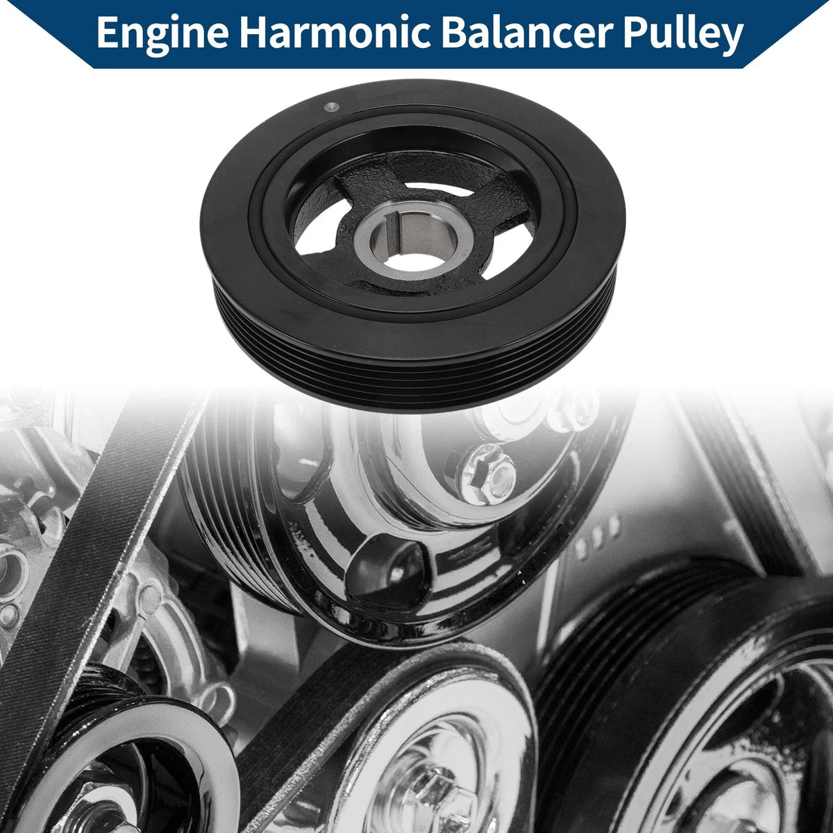Engine Harmonic Balancer Crank Pulley for Kia Sorento (2011–2016) No. 231243C201