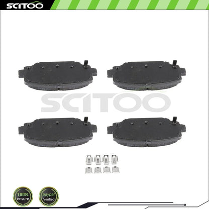 Rear Brake Pads Set of 4 Metallic for Dodge Grand Caravan 2012-2017