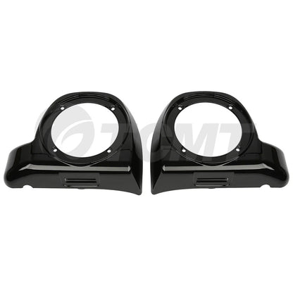 Lower Fairing Speaker Boxes for Harley Touring Models 2014-2024 - Black