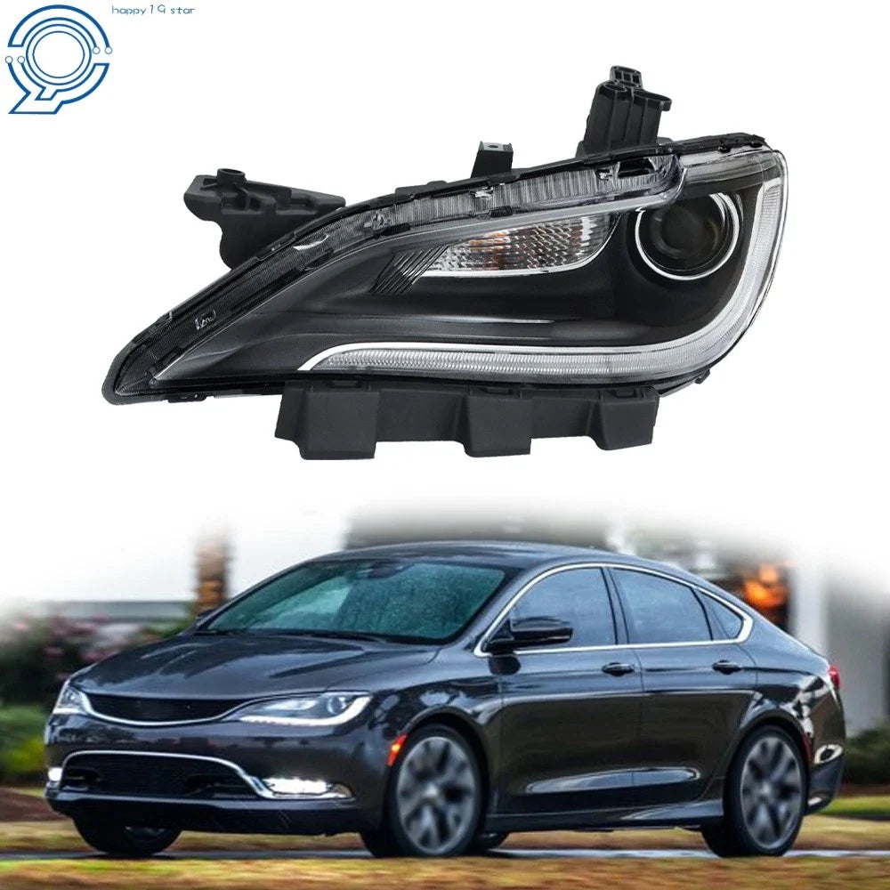 Left Side LED DRL Headlight for Chrysler 200 (2015–2017)
