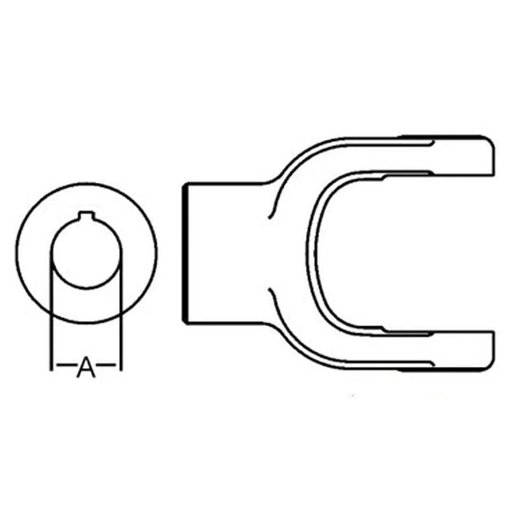 A-800-4422 Round Bore Implement Yoke for