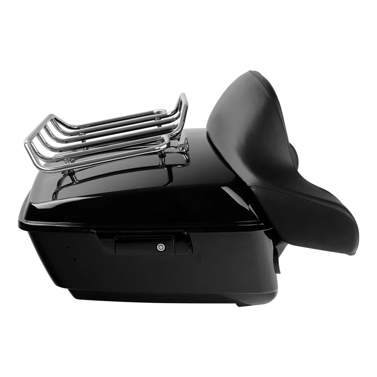 Trunk Rack with Backrest for Harley Fatboy FLSTF 2008-2017