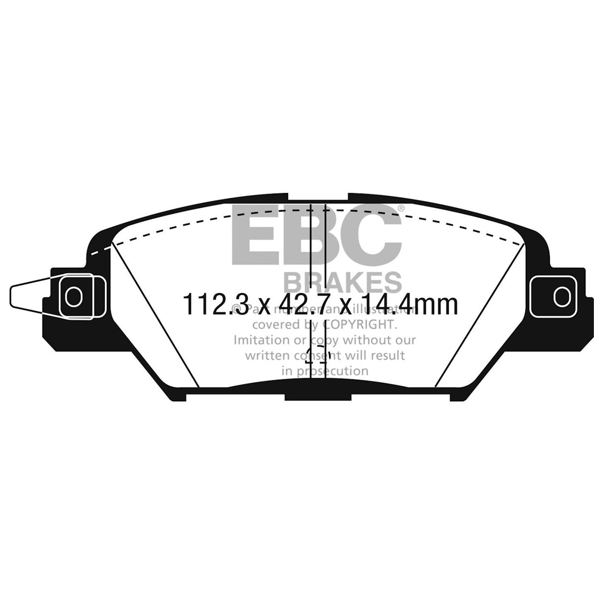 Set of 2 Brake Pads for Mazda CX-5, CX-30 (2022)