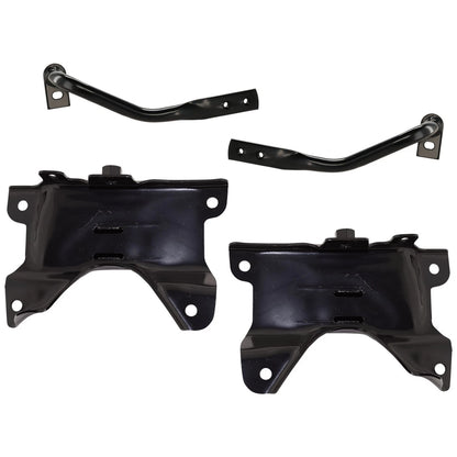Bumper Face Bar Brackets Set of 4 for Chevy