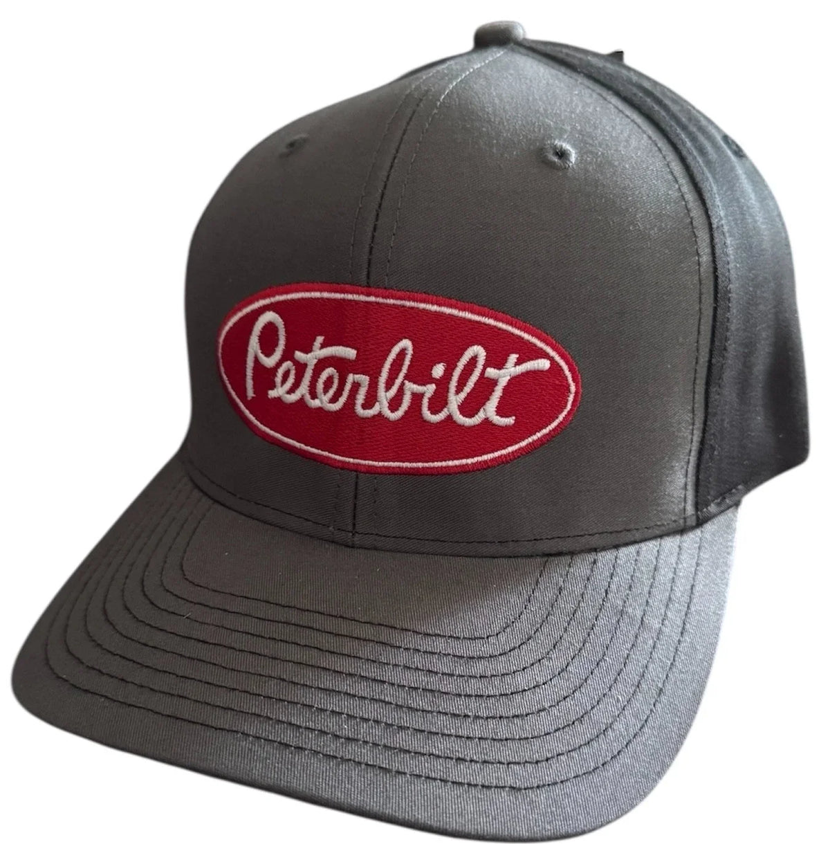 Trucker Hat for Peterbilt (Charcoal/Black, Adjustable)