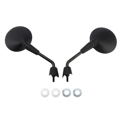 Shorty Black Mirrors Set for Vespa Primavera/Sprint/GTS (50-300)
