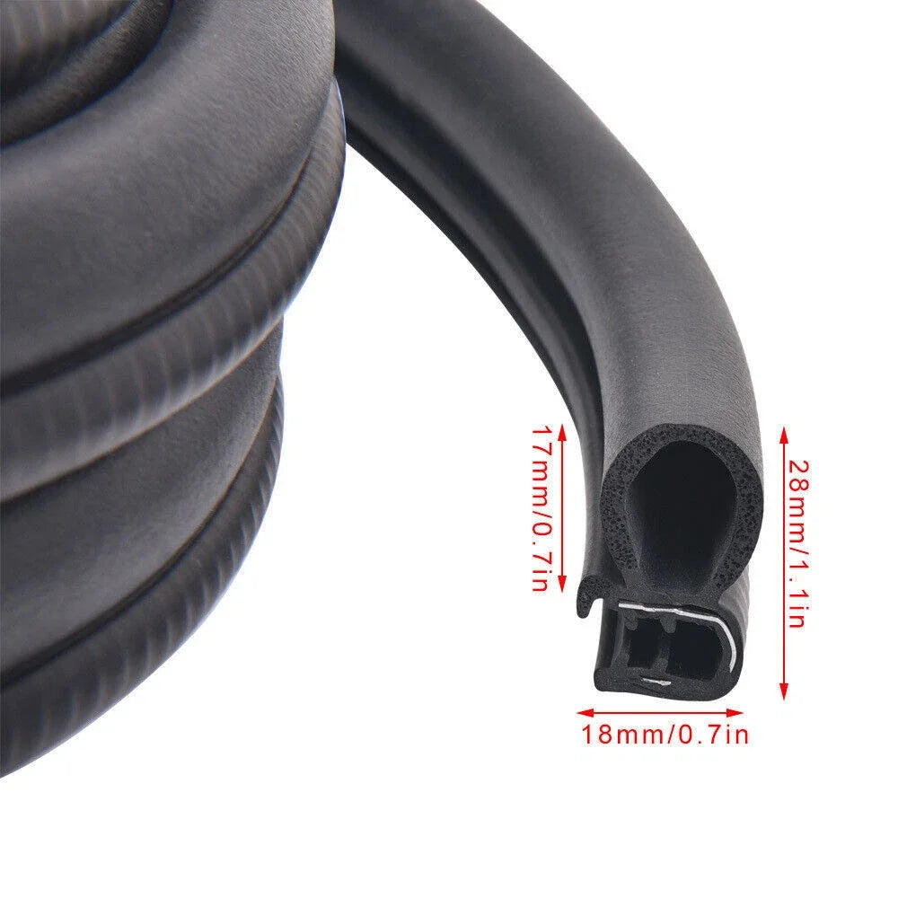 20ft Rubber Seal Weather Strip for Car SUV (Universal Fit)