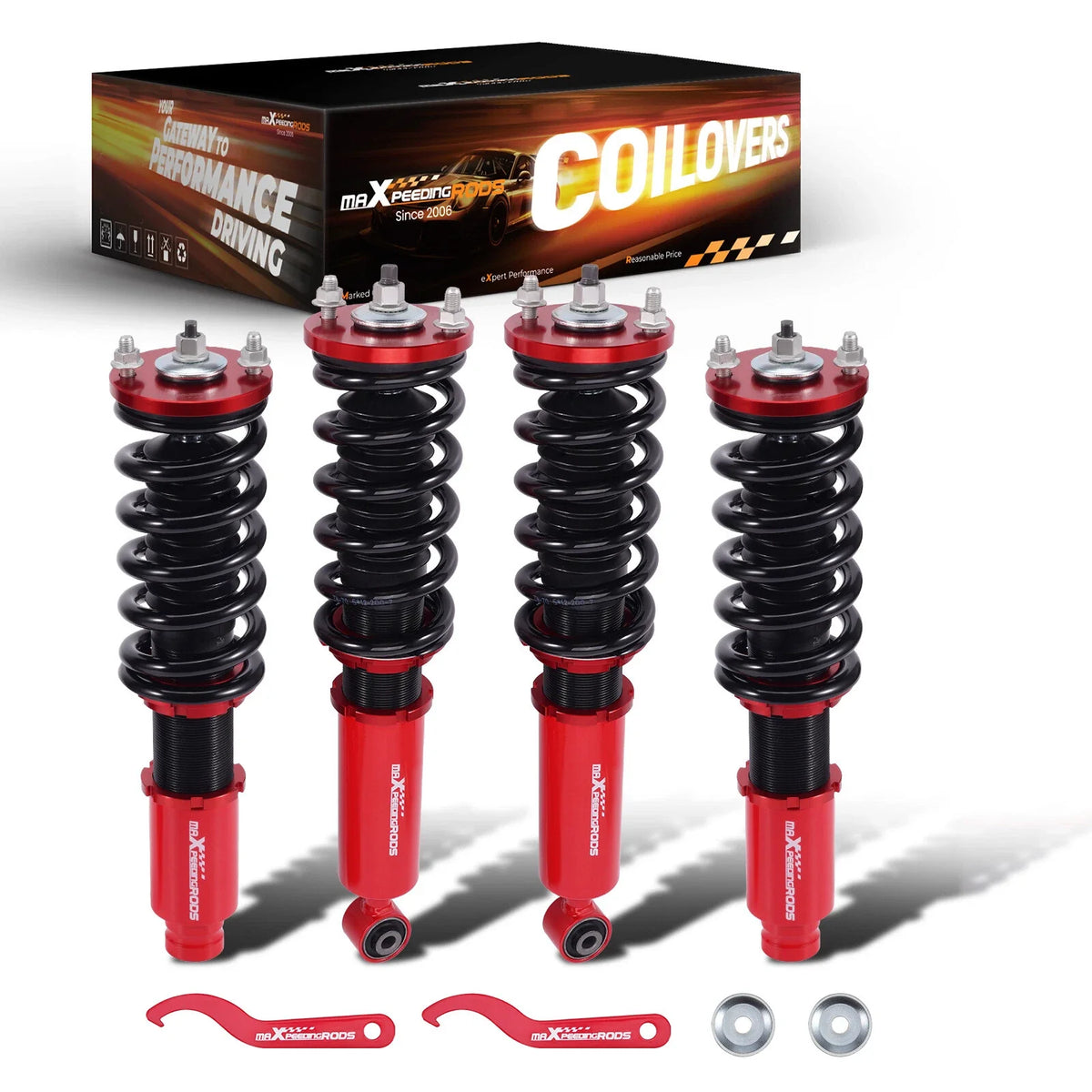 Coil Spring Coilover Kits for Honda CR-V (1996–2001) - Height Adjustable