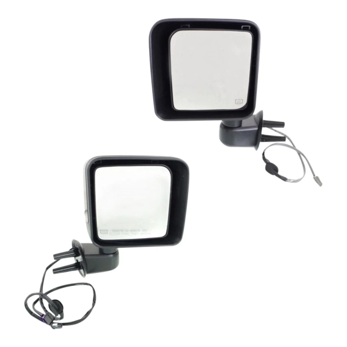 Set of 2 Heated Mirrors for Jeep Wrangler (2014–2023)