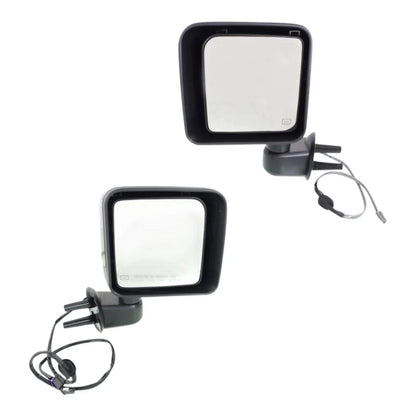 Set of 2 Heated Mirrors for Jeep Wrangler (2014–2023)