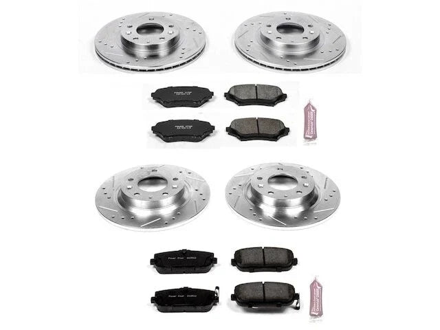 Front and Rear Brake Pad and Rotor Kit for Mazda MX5 Miata (2006–2015) SB936NX