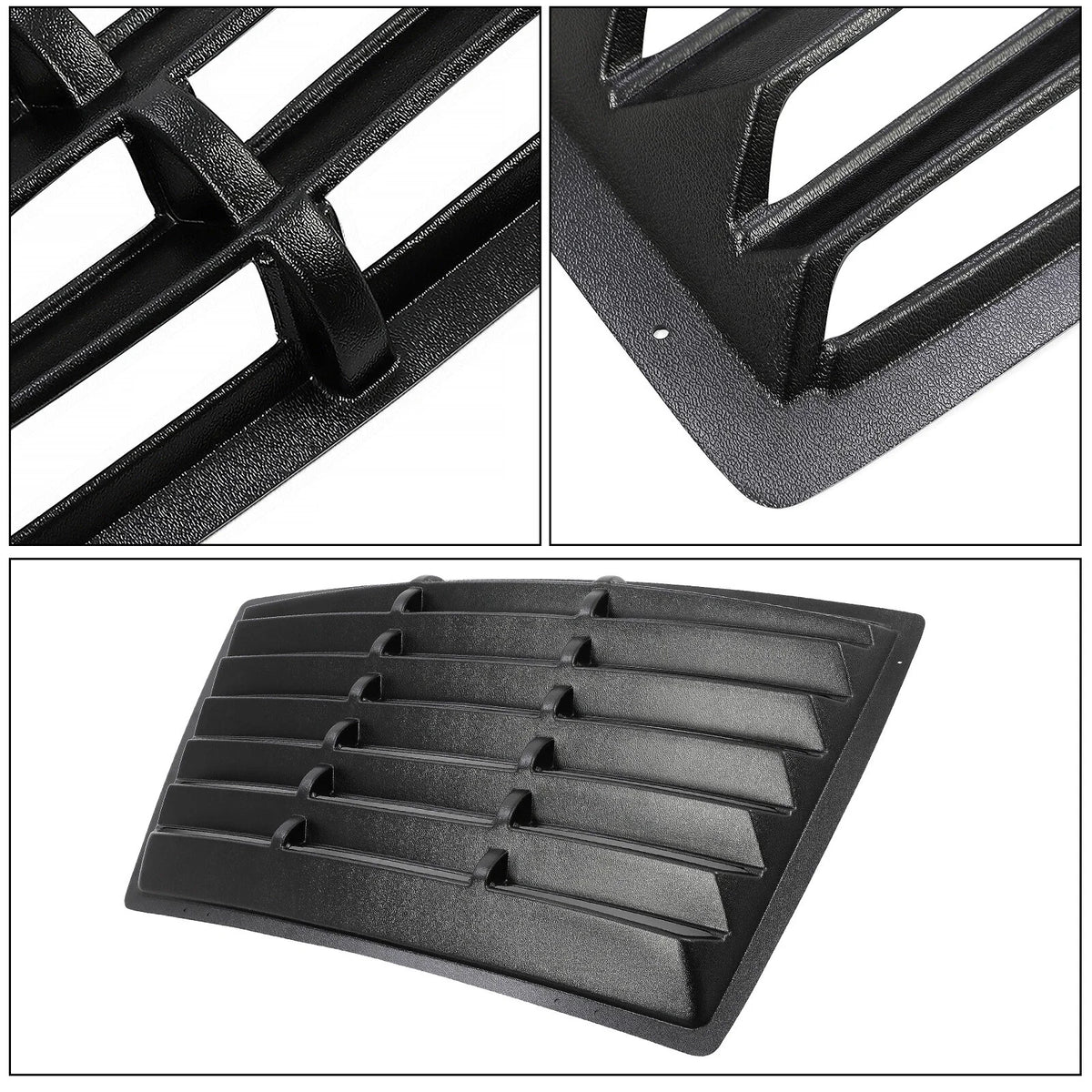 Sun Shade Cover Rear Window Louver for Ford Mustang Fastback (1979-1993) ABS