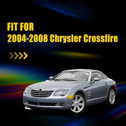2X Front & Rear Smoke Side Marker Lights for 2004–2008 Chrysler Crossfire