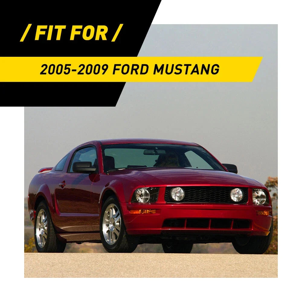 22Pcs Carbon Fiber Interior Trim Cover for Ford Mustang (2005–2009)