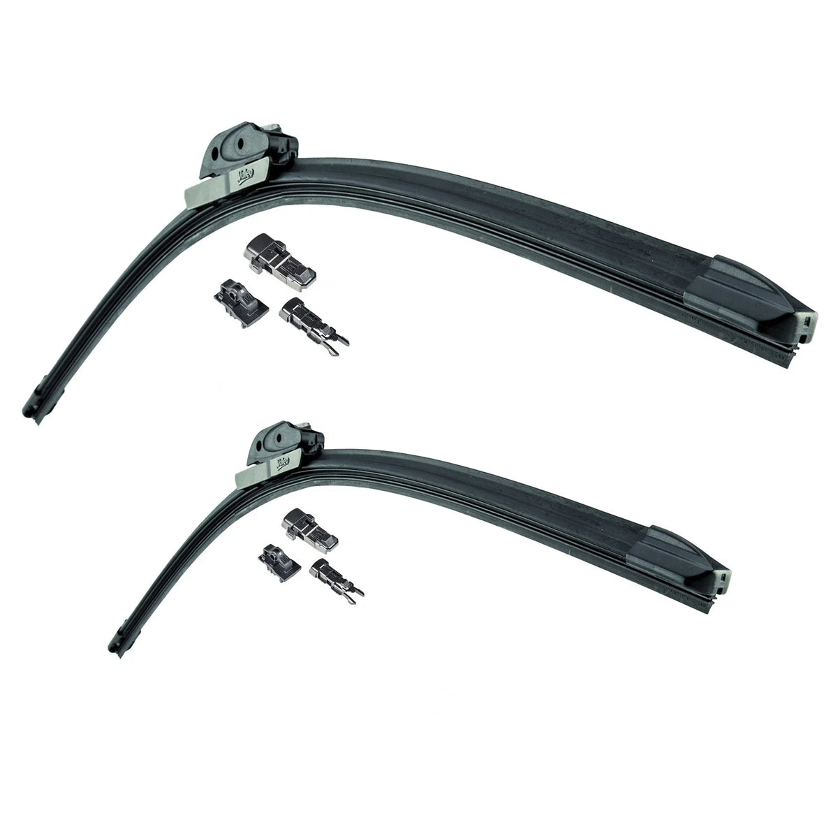 2X Valeo Beam Titanium Windshield Wiper Blades for