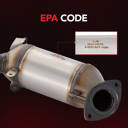Front Right Exhaust Catalytic Converter for Toyota Sienna 2004-2006 3.3L V6