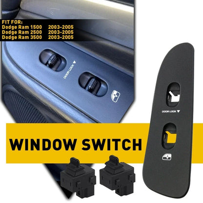 Window Switch and Bezel Cover Replacement for Dodge Ram Passenger Side