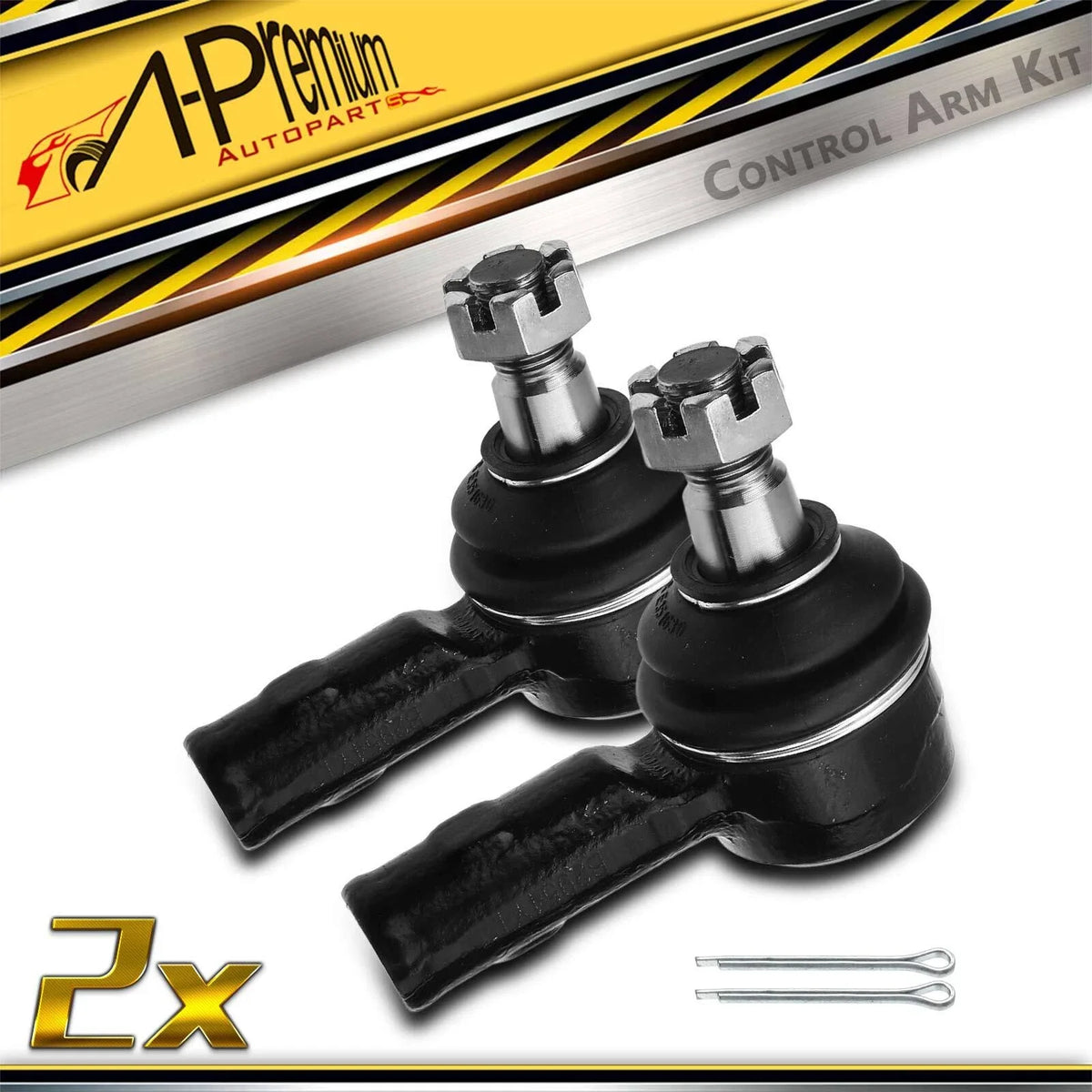2X Front Inner Tie Rod End for Honda Passport (1994–1997)