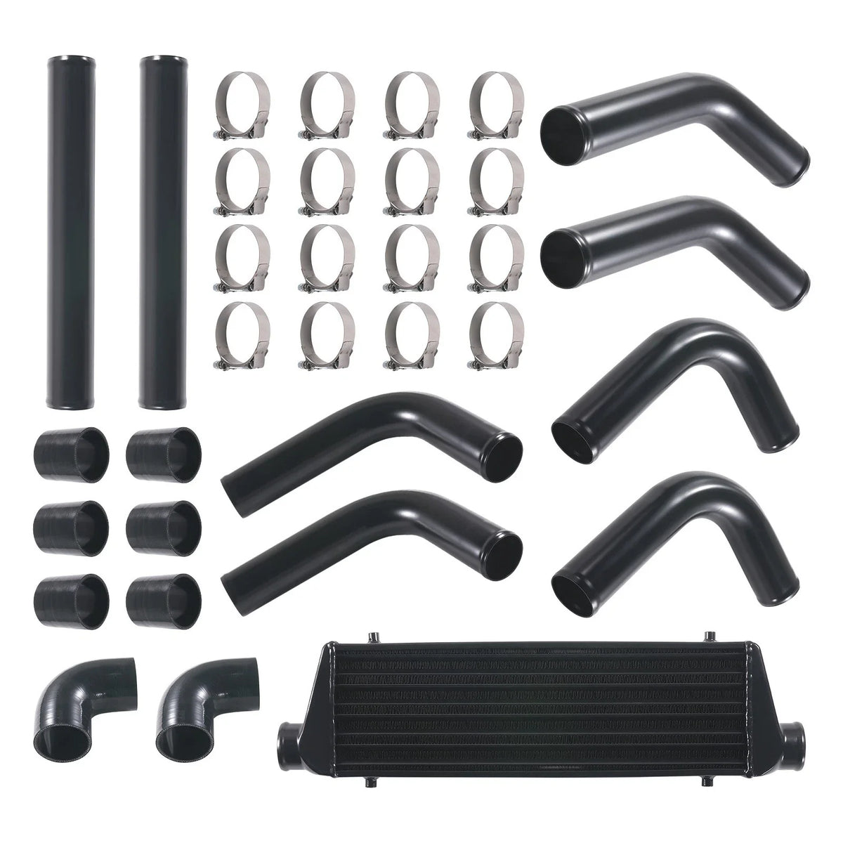 2.5" Intercooler Kit for Mini Cooper 1.6L Turbo (2008–2012) Black