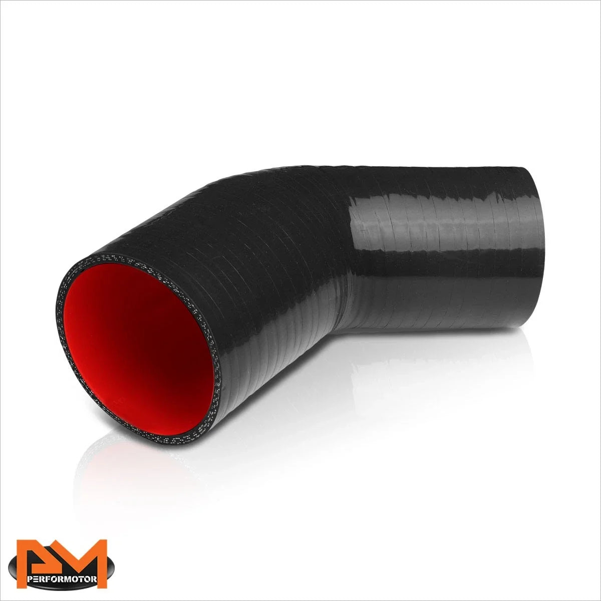 45 Elbow Coupler 3" to 3.5" Turbo Silicone Hose Reducer for Universal