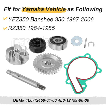 Water Pump Impeller Seal Kit for Yamaha YFZ350 Banshee (1987-2006)