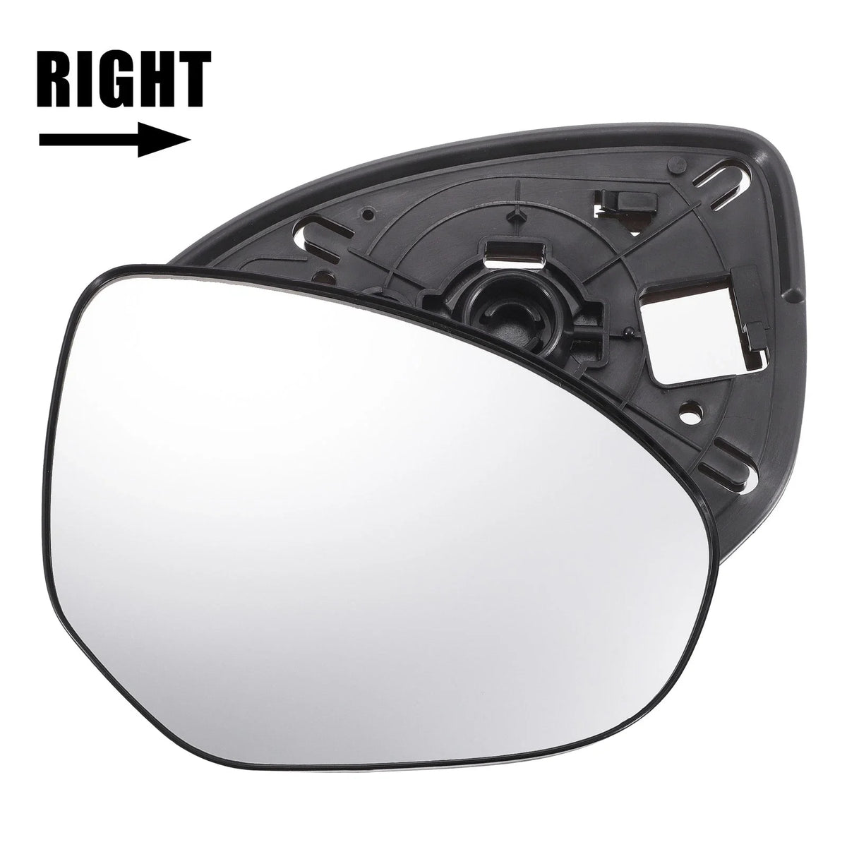 Right Side Mirror Glass w/ Backing Plate for Mazda 2 3 (2010–2014)
