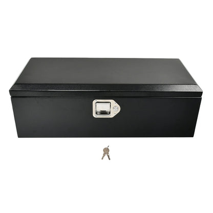 30" x 13" x 10" Black Steel Tool Box for Pickup Truck (Fits )
