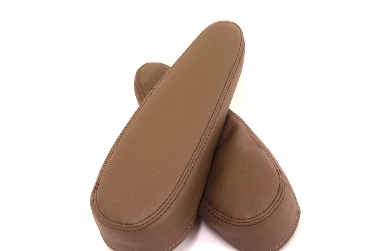 Front Seat Armrest Cover for Hummer H2 (2003–2006) Beige Leather Synthetic