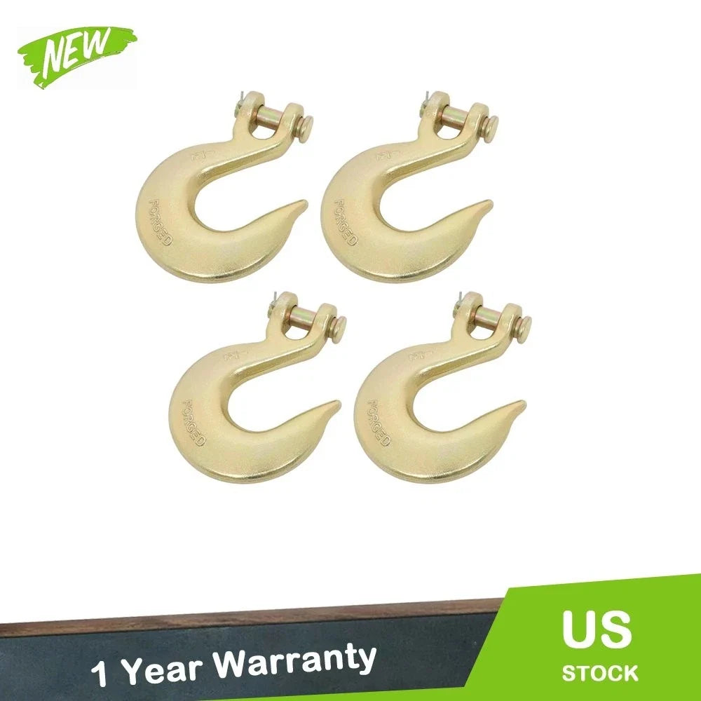 Set of 4 Clevis Slip Hooks 1/2"