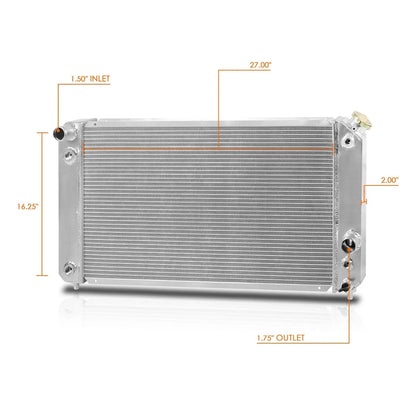 Racing Aluminum Radiator, 3-Row for 1996-2005 Chevrolet S10 Blazer/Jimmy