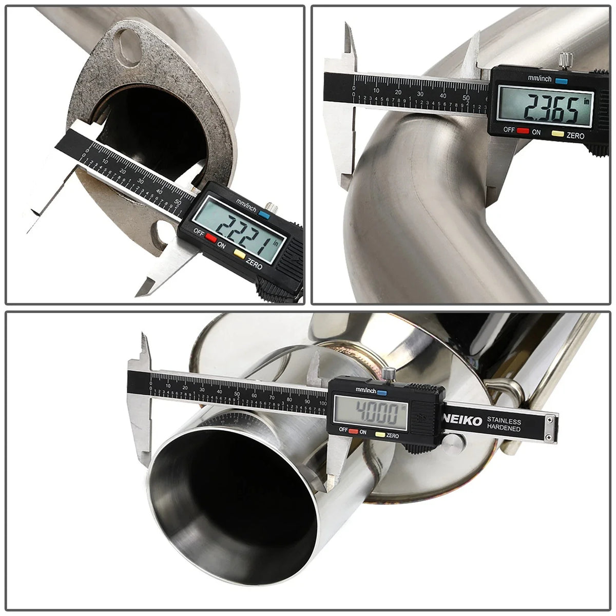 4" Oval Muffler for Chevy Cobalt (2005–2010) - Stainless Steel Catback Exhaust