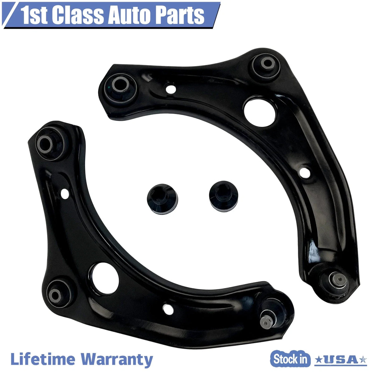 2X Front Lower Control Arm Kit for Nissan Versa (2012–2019) / Versa Note (2014–2019)