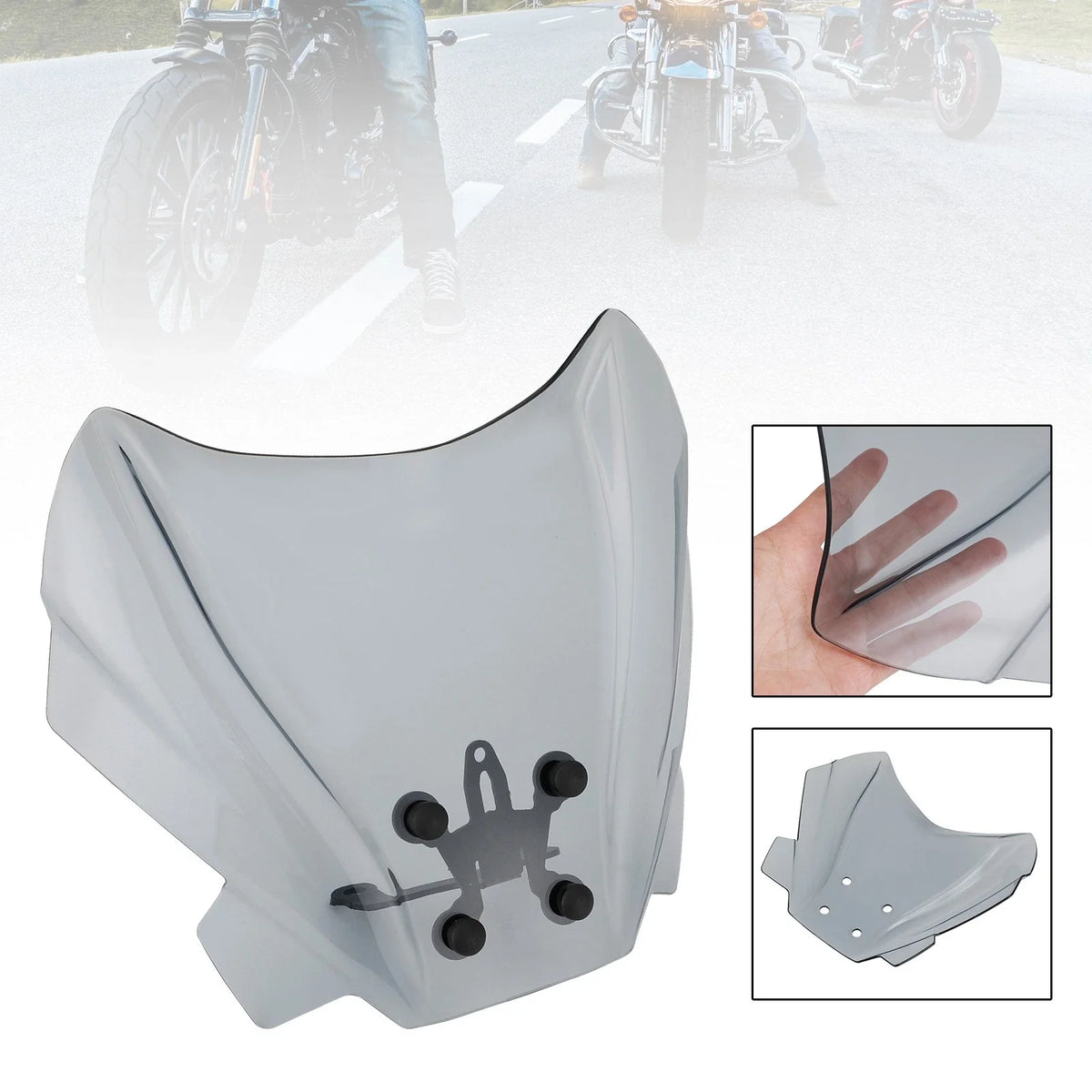 ABS Windshield for Benelli 502 C (2019–2021, 2023, 2025)