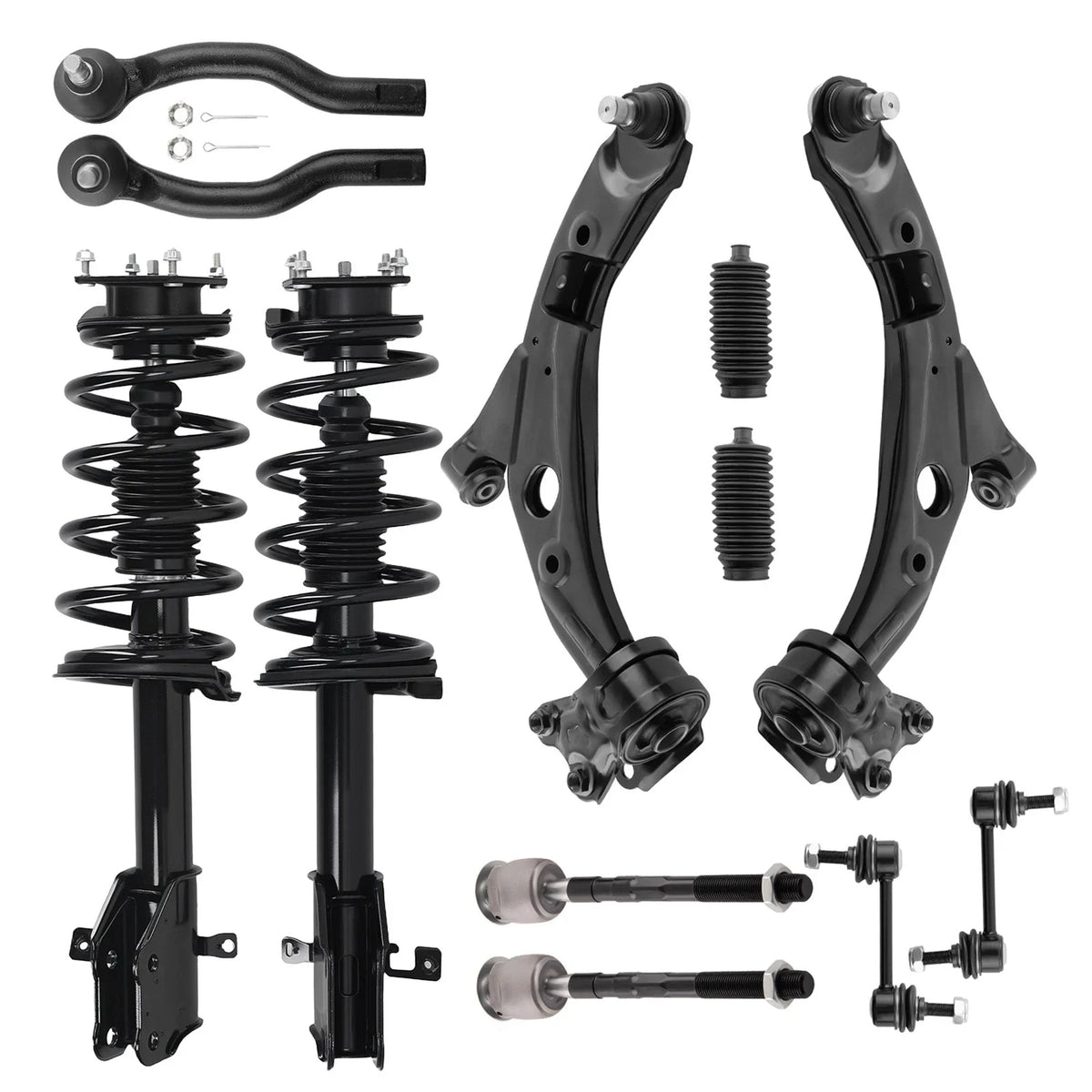 Front Complete Struts & Lower Control Arms for Ford Edge, Lincoln MKX (2011–2014)